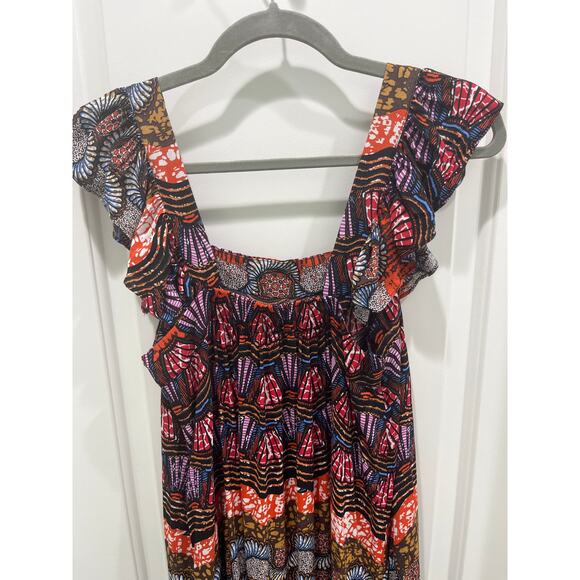Corey Lynn Calter Anthropologie Doriane Midi Dress Sz S Petite - Picture 7 of 9